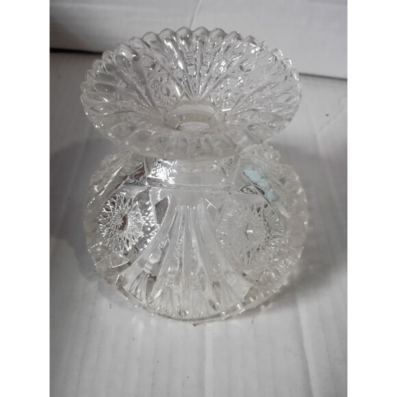 Imperial Glass NUCUT line #212 c1912 EAPG Compote Candy Decorative Bowl - Picture 4 of 6